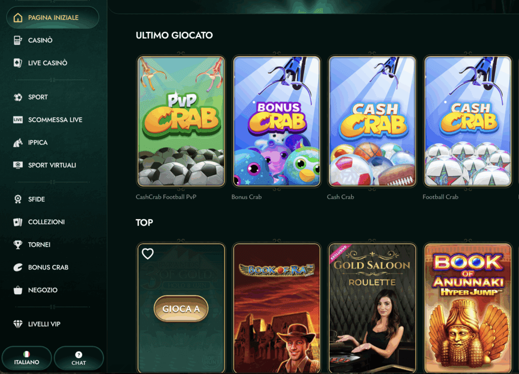 Dove Trovare Bonus Crab nei Casinò Online