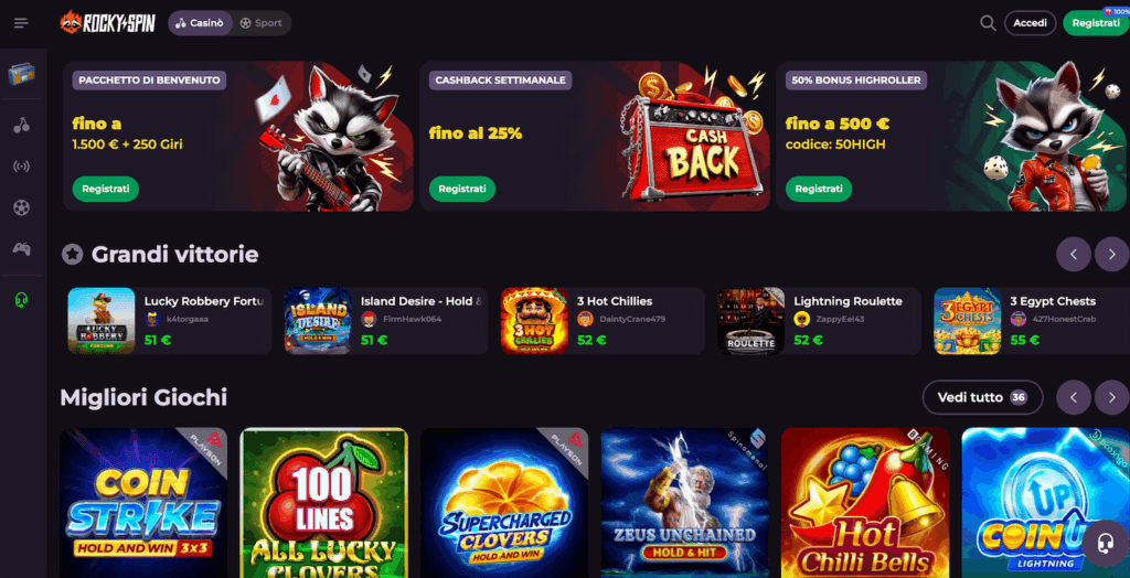 RockySpin Casinò