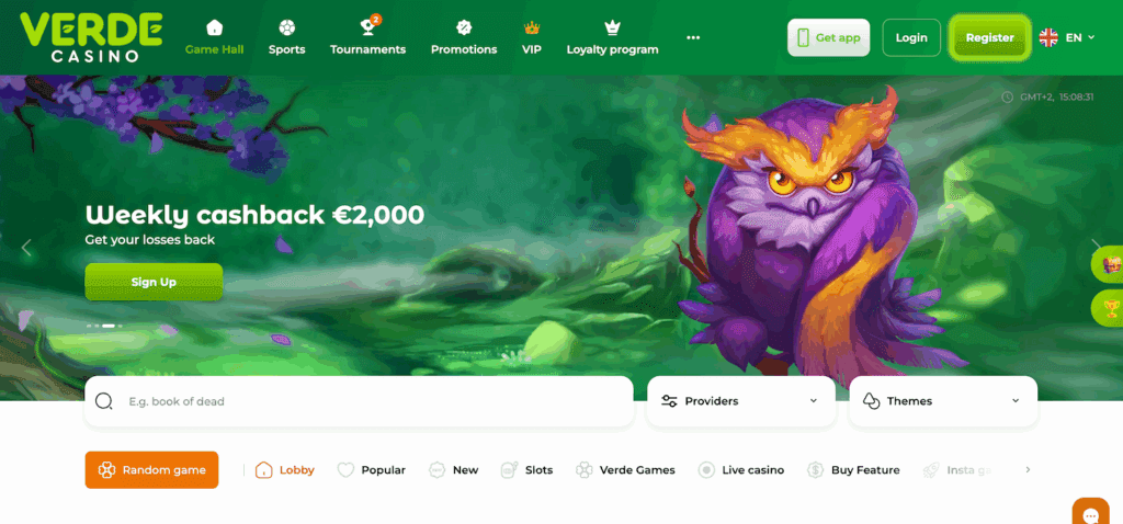 Official site Verde Casino
