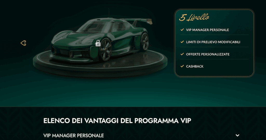 Programma VIP Cashed Casinò