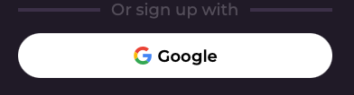 Registrazione tramite account Google