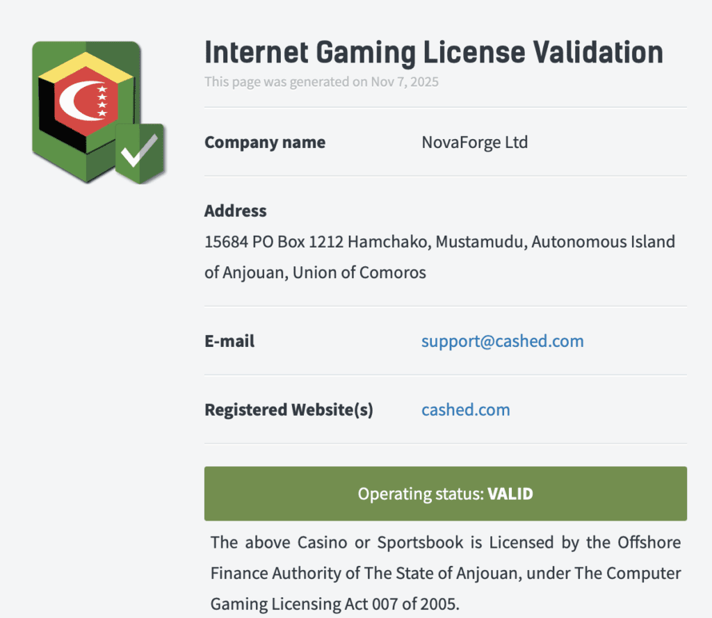 Curaçao eGaming License