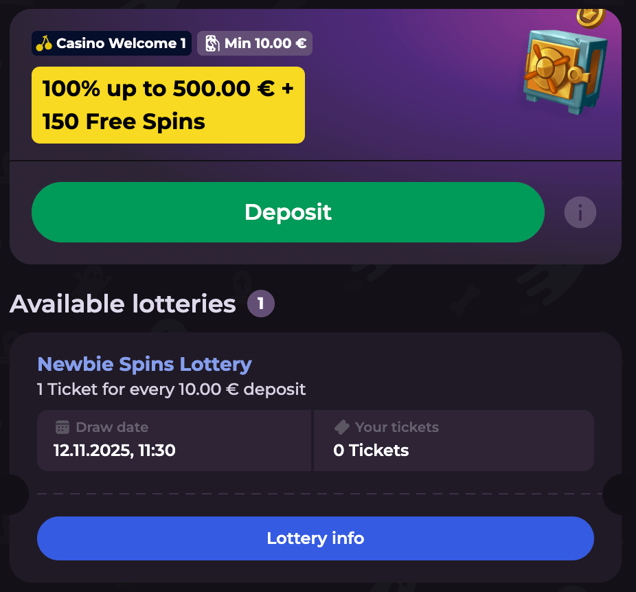 Bonus Rockyspin (non AAMS)