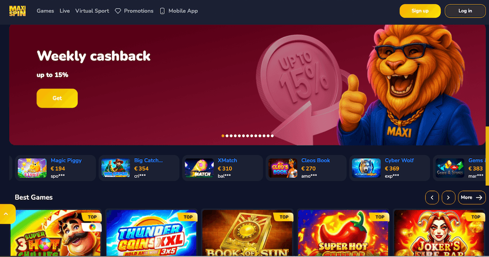 MaxiSpin Casino